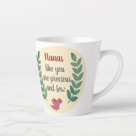 Bananen wie Sie Wertvoll sind und nur wenige Oma B Milchtasse (Rechts)