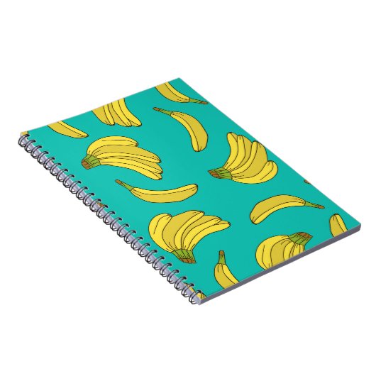 Bananen zeichnen ein nahtloses Muster. Skettelust Notizblock (Rechte Seite)
