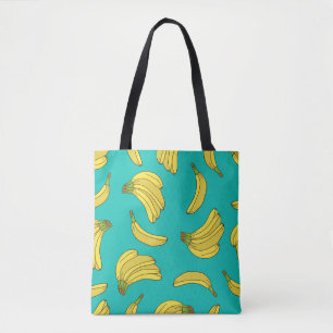Bananen zeichnen ein nahtloses Muster. Skettelust Tasche