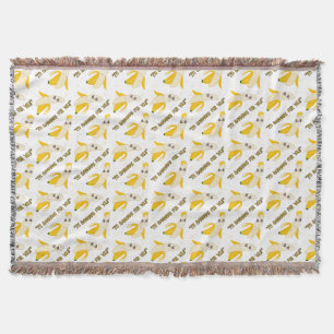 Bananen Zitat Decke