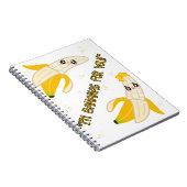 Bananen Zitat Notizblock (Rechte Seite)