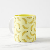 Bananen Zweifarbige Tasse (Vorderseite Links)
