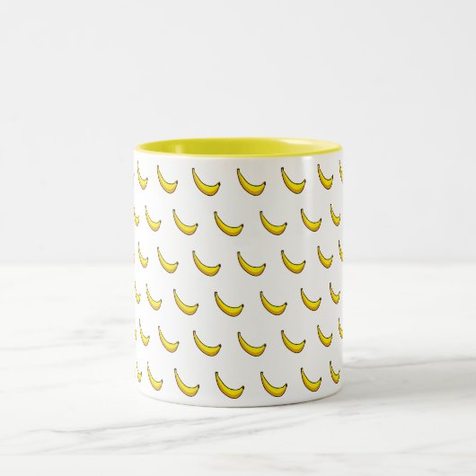 Bananen Zweifarbige Tasse (Mittel)