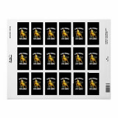 Bananenarbeit Adressaufkleber (Vorne)