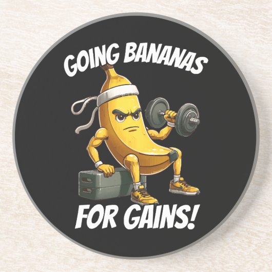 Bananenarbeit Getränkeuntersetzer (Vorne)