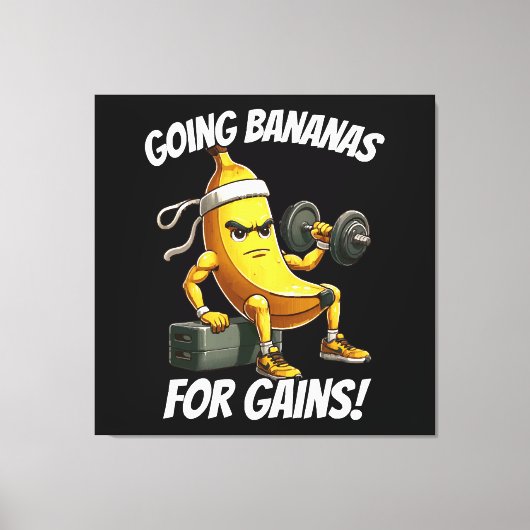Bananenarbeit Leinwanddruck (Vorderseite)