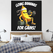 Bananenarbeit Leinwanddruck (Insitu (Schlafzimmer))