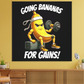 Bananenarbeit Leinwanddruck (Insitu (Wohnzimmer))