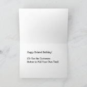 Bananenausrutsche - Es rutschte mir meine Grußkart Karte (Innenseite)