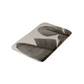 Bananenbaum-Blätter in Sepia Badematte (Schrägansicht)