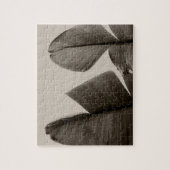 Bananenbaum-Blätter in Sepia Puzzle (Vertikal)