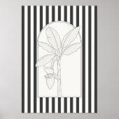 Bananenbaum Elegante Blume Poster (Vorne)