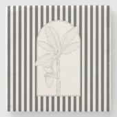 Bananenbaum Elegante Blume Untersetzer (Vorderseite)