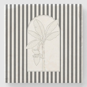 Bananenbaum Elegante Blume Untersetzer