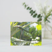 Bananenbaum Postkarte (Stehend Vorderseite)