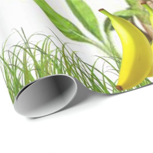 Bananenbaum-Umschlagpapier Geschenkpapier (Rolleneckpunkt)