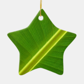 Bananenbaumblatt Keramik Ornament