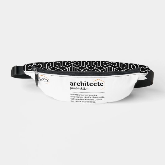 Bananenbeutel Definition Architekt Bauchtasche (Vorderseite)