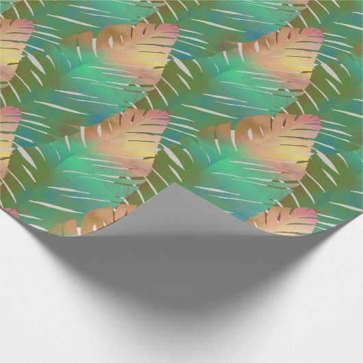 Bananenblatt Geschenkpapier (Ecke)