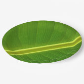 Bananenblatt Makro Pappteller (Schrägansicht)