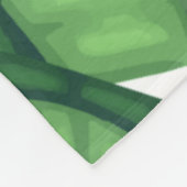 Bananenblattdecke Fleecedecke (Ecke)