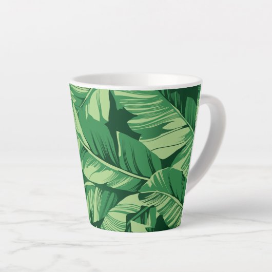 Bananenblätter 2 milchtasse (Rechte Ecke)