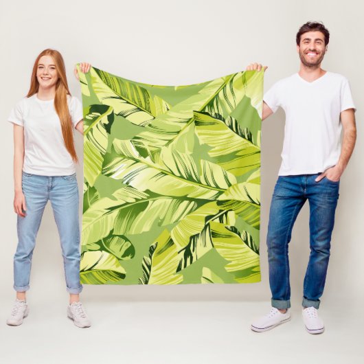 Bananenblätter 5 fleecedecke (Beispiel)