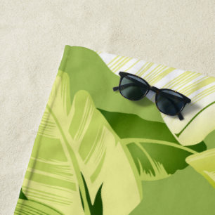 Bananenblätter 5 strandtuch