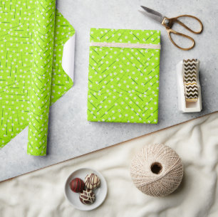 Bananenblätter und Blume, grün, botanisch Geschenkpapier
