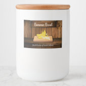 Bananenbrot-Etikett 3"x2" Lebensmitteletikett (Vorderseite)