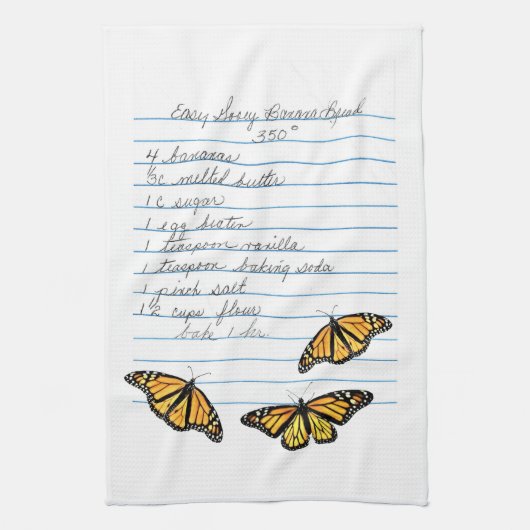 Bananenbrothandtuch 4 geschirrtuch (Vertikal)