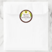 Bananenbrotkonserven aus der Küche Runder Aufkleber (Tasche)