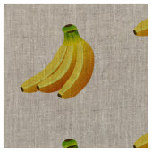 BANANENBUNCH: KLASSISCHES PATTERDESIGN STOFF (Nahaufnahme)