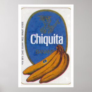 Bananenbündel - Streichholzschachtel-Druck - Ästhe Poster