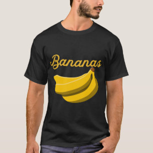 Bananencluster Lustige leckere gelbe Frucht Lo T-Shirt