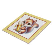 Bananeneichhörnchenliebhaber Zuhause-Business Fliese (Seite)