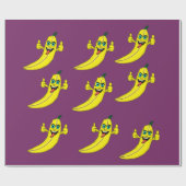 Bananenentwurfs-Packpapier Geschenkpapier (Flach)