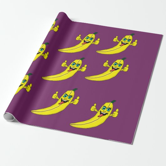 Bananenentwurfs-Packpapier Geschenkpapier (Ungerollt)