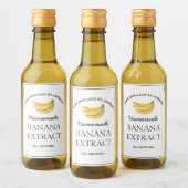 BananenextraktLabel Weinetikett (Flaschen)