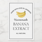 BananenextraktLabel Weinetikett (Einzelnes Label)