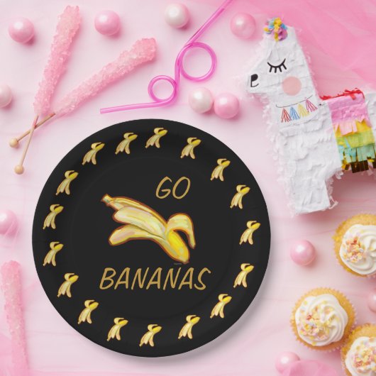 Bananenfrüchte Party-Grafik Pappteller (Party)