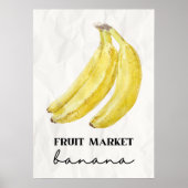 Bananenfruchtmarkt Poster (Vorne)