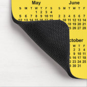 Bananengelb 2024 - Kalender Mousepad (Ecke)