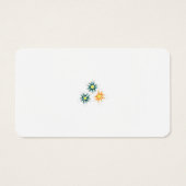 Bananengelb, dunkelblau grün, dekorativ (Rückseite)