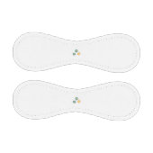 Bananengelb, dunkelblau grün, dekorativ baseball (Paneele)