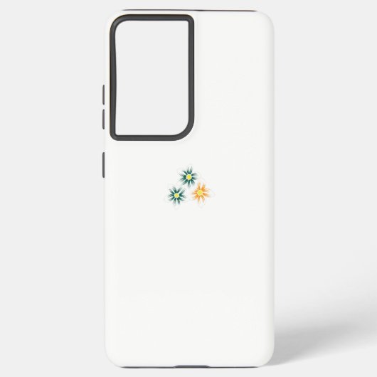 Bananengelb, dunkelblau grün, dekorativ samsung galaxy hülle (Rückseite)