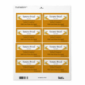 Bananengelbe Gerahmte Bananen Eigennahrung (Vorne)