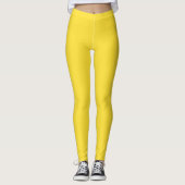 Bananengelbe Leggings (Vorderseite)