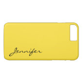 Bananengelber Hintergrund Case-Mate iPhone Hülle (Rückseite (Horizontal))