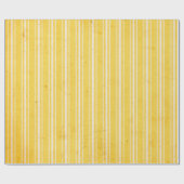 Bananengelbes Vintages Strickpapier Geschenkpapier (Flach)